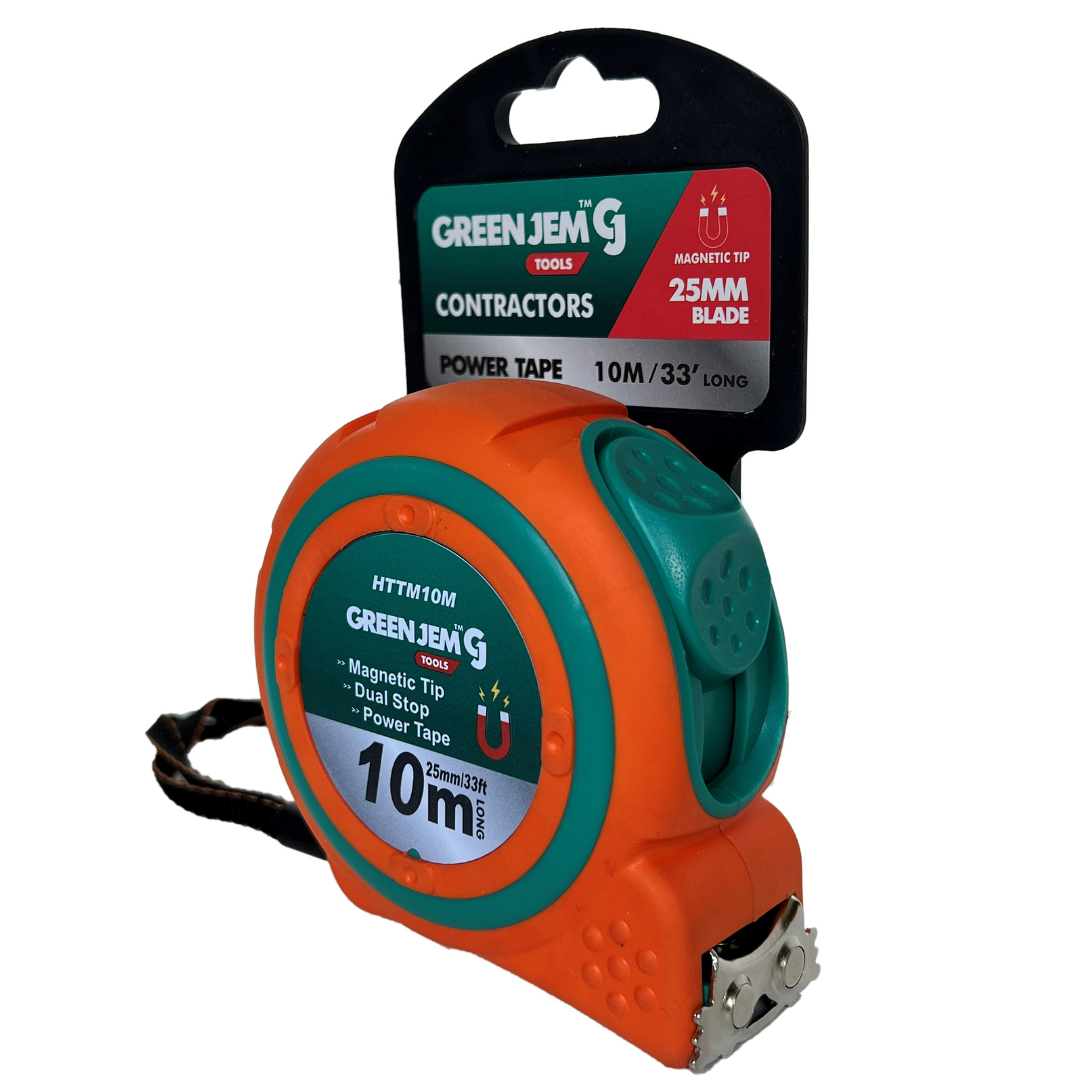 Contractors Power Tape Measure 10m