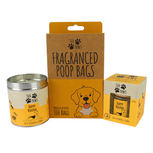 Happy Hound Bundle  (Candle, Diffuser, Scented Doggy Bags)