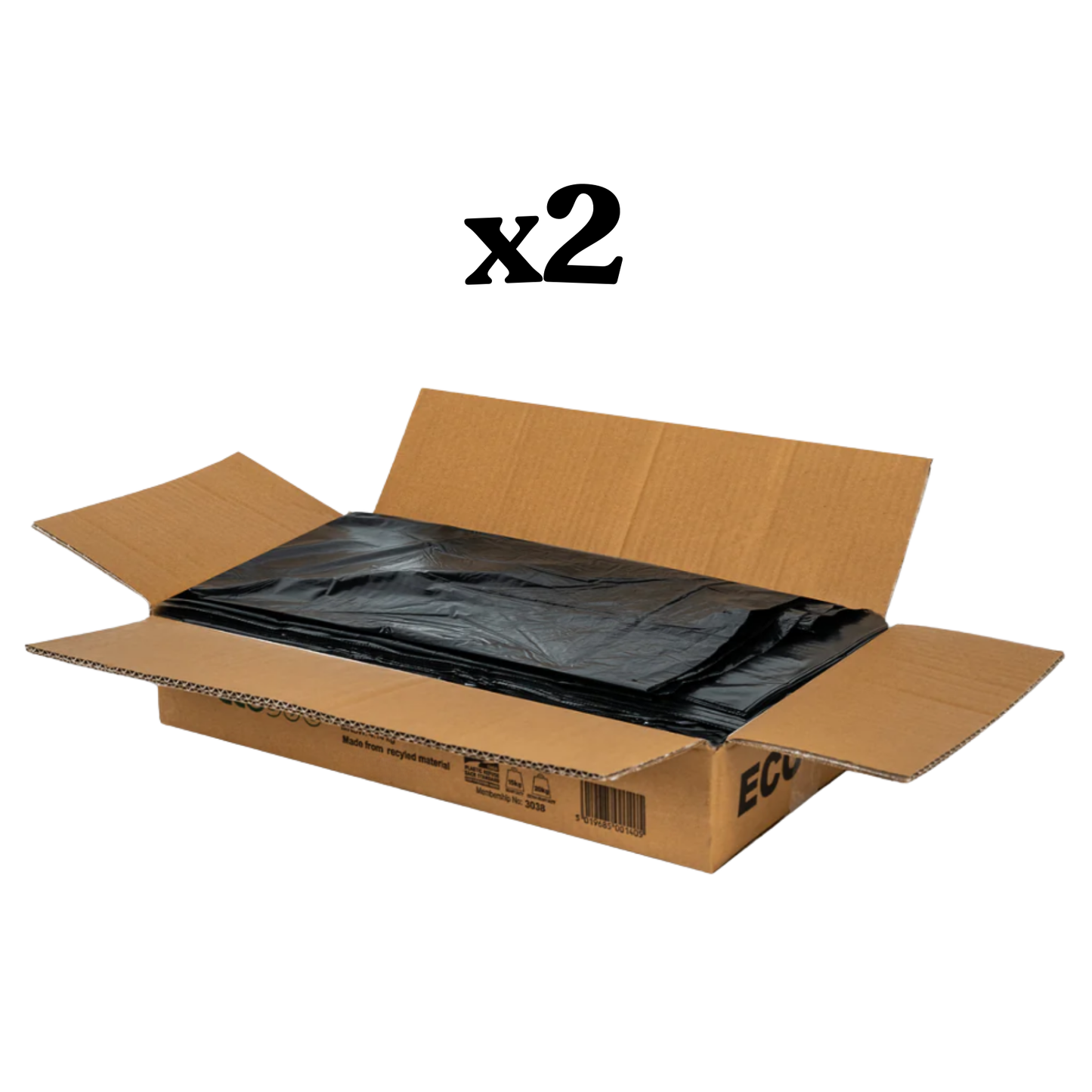 ECO305B Medium refuse sacks 10kg 18x29x38"