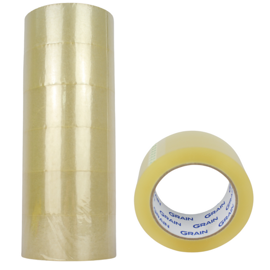 Clear Packing Tape Pack of 6 100m