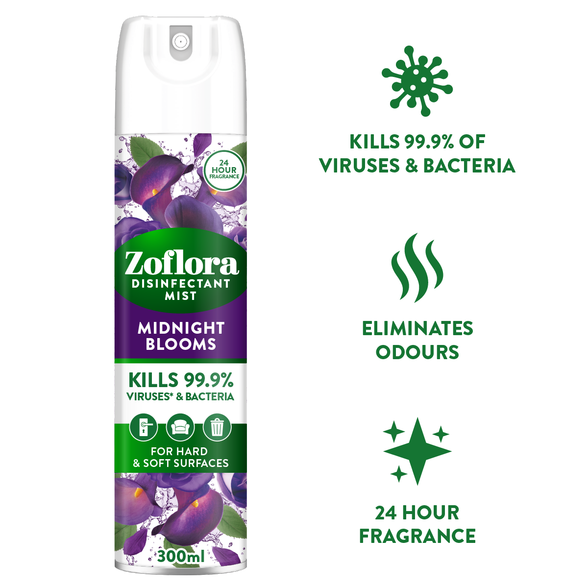 Zoflora Midnight Blooms Mist Spray 300ml