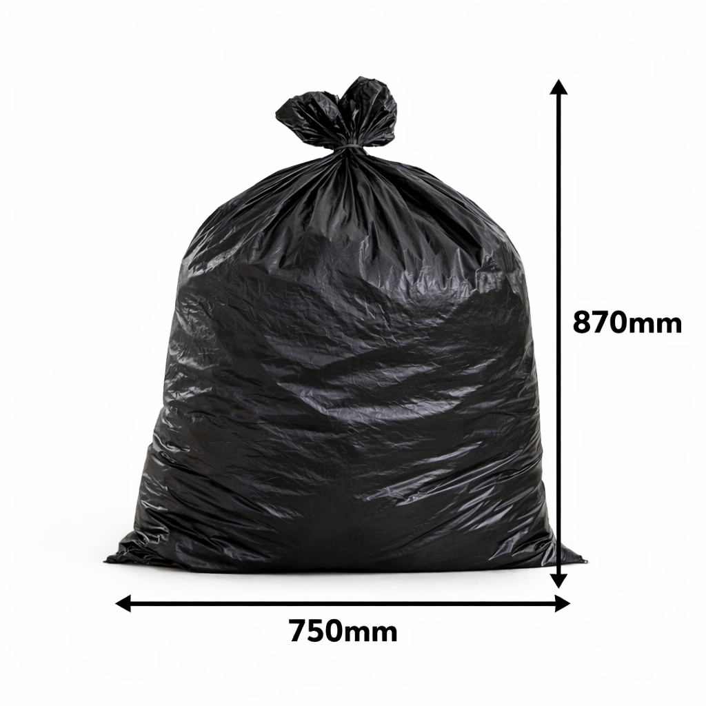 Eco 360 Super Strong Refuse Sacks 90L – 50 Pack Recycled Bin Bags