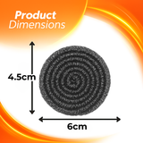 Stainless Steel Scourer Pads – 3-Pack Non-Scratch, Durable Kitchen Cleaning Pads