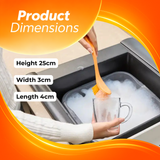 MACROMAX DISHWASHING BRUSH Non-Scratch for Practical, Multi-Surface Cleaning