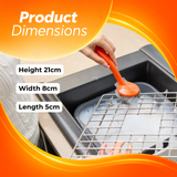 MACROMAX SCOURER WITH HANDLE – Non-Scratch Stainless Steel Scrubber for Stubborn Kitchen Dirt