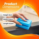 MACROMAX NON-SCRATCH SPONGE (4-Pack) | Gentle Cleaning for Delicate Surfaces