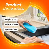 Macromax Magico Sponge 2 pack – Non-Scratch Honeycomb Dirt Remover for Multi-Surface Cleaning