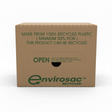 75 ECO Heavy Duty Clear Refuse Bags on a Roll Convenient Cube Dispenser 100 Litres