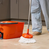 MACROMAX FORCE SPIN MOP AND BUCKET SET With Pedal – 360° Microfibre Cleaning System