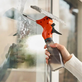 MACROMAX WINDOW CLEANING WIPER | Streak-Free Window & Mirror Cleaning Squeegee with Ergonomic Handle