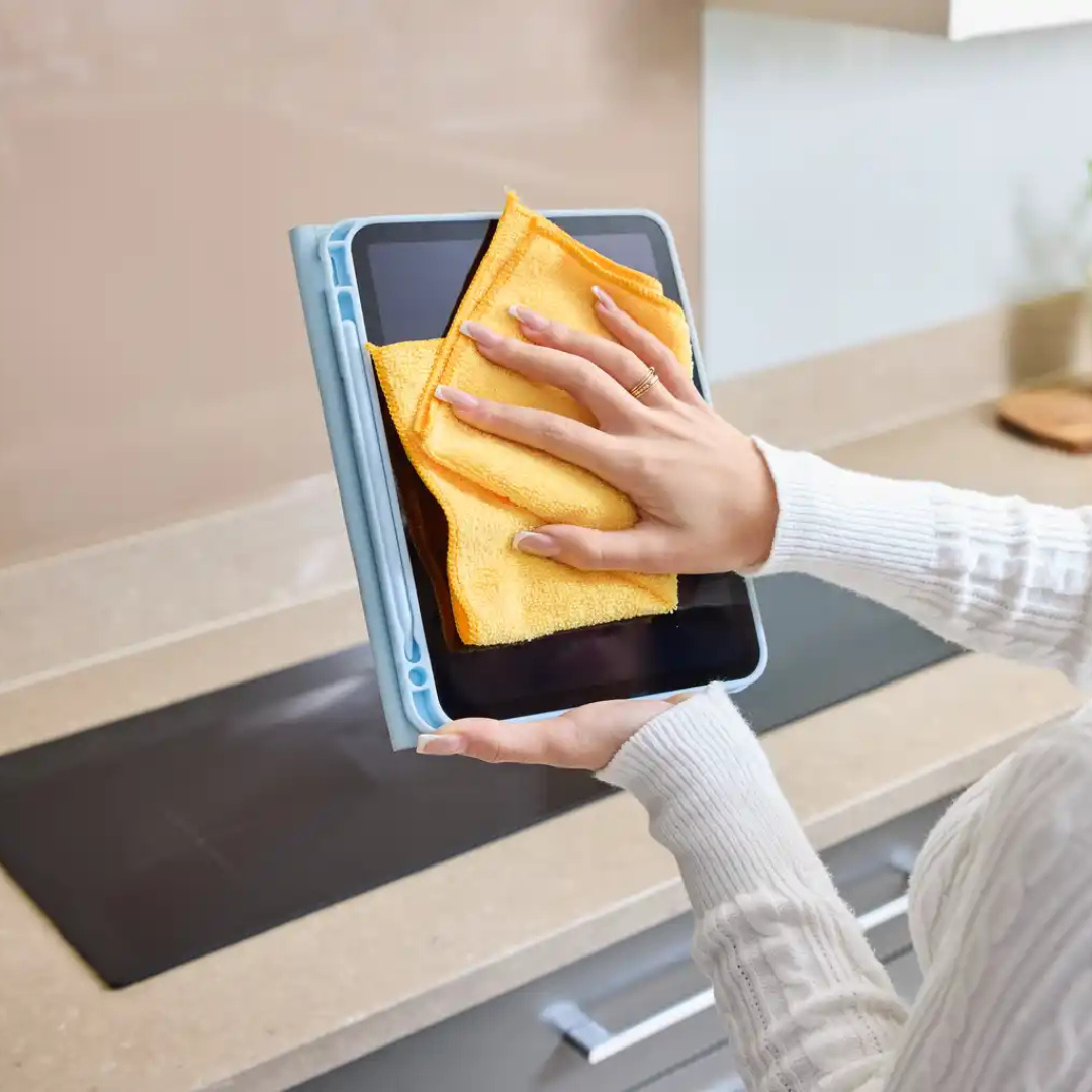 MACROMAX 100% MICROFIBER CLEANING CLOTH (10 Pack) | Ultra Absorbent & Lint-Free