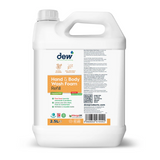 Dew Hand & Body Wash Foam Fragrance-free – Gentle Cleansing Refill 2.5L