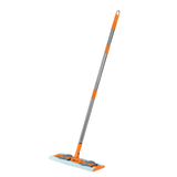 MACROMAX FAMOUS Cleaning System Flat Mop | 100% Microfibre | Wet & Dry Use