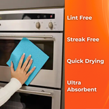 MACROMAX ULTRA SPONGE CLOTH (3 Pack) |Super Absorbent, Instant-Drying Cleaning Cloths