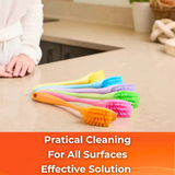 MACROMAX DISHWASHING BRUSH Non-Scratch for Practical, Multi-Surface Cleaning
