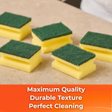 MACROMAX CLASSIC GREEN SPONGE – Nail Saver (5 Pack) | Maximum Quality & Durable Cleaning Texture