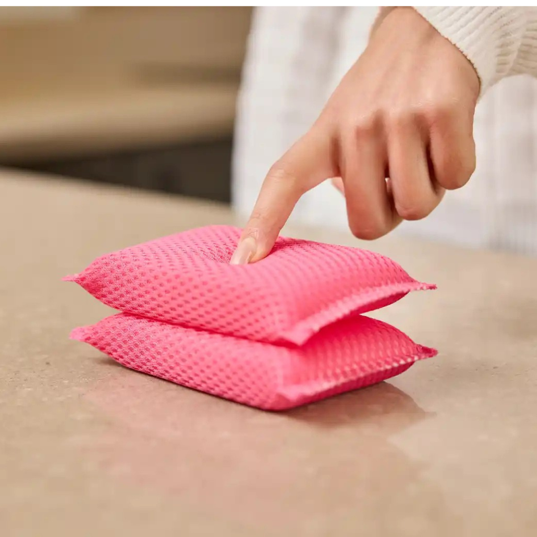 Macromax Magico Sponge 2 pack – Non-Scratch Honeycomb Dirt Remover for Multi-Surface Cleaning