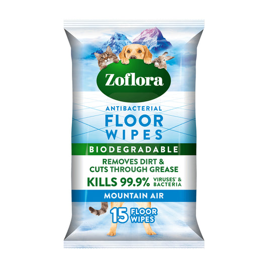 Zoflora Mountain Air Antibacterial Floor Wipes (Pet Friendly)