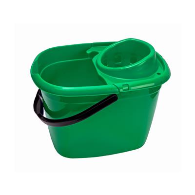 14L Mop Bucket with Wringer Green
