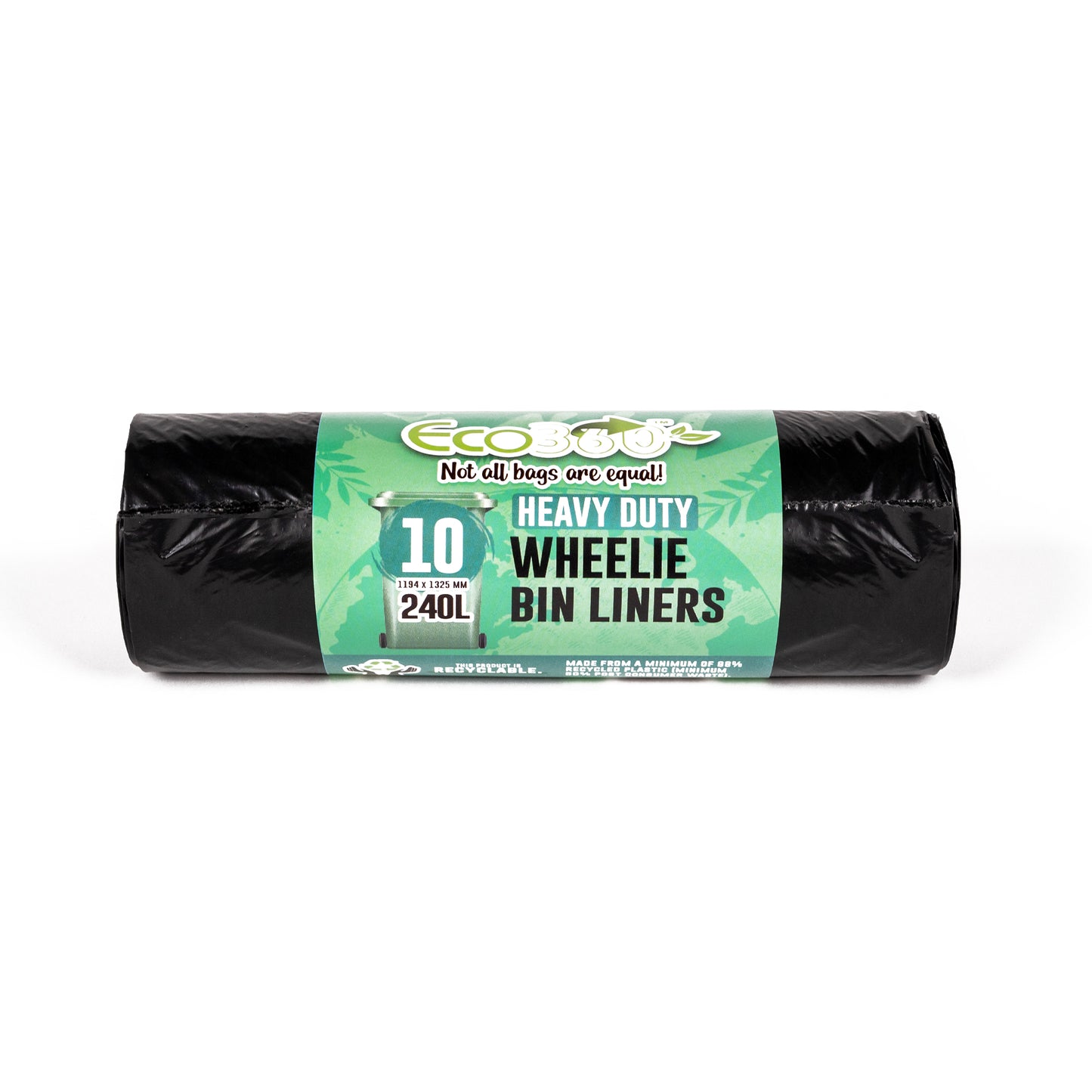 10 x ECO WHEELIE BIN LINERS 240L