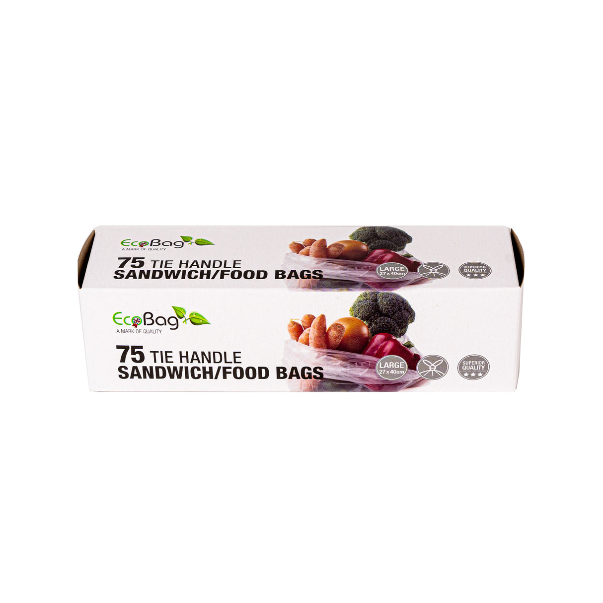 75 x Tie Handle Food Bags