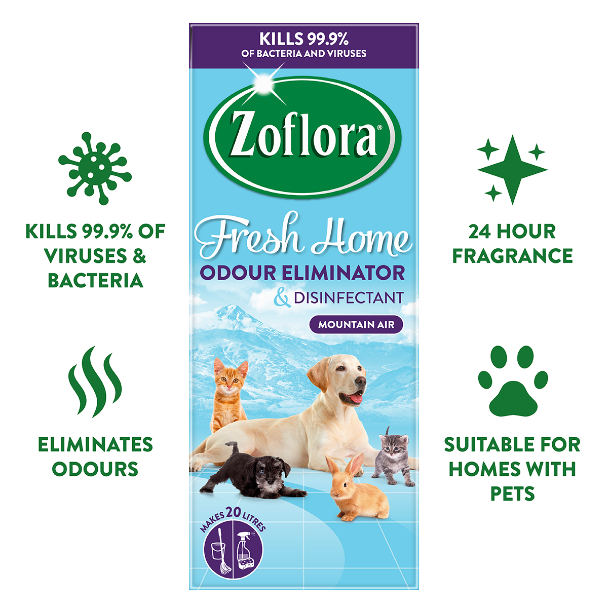 Zoflora Mountain Air Concentrate - 500ml