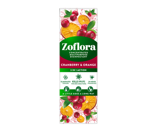 Zoflora Cranberry and Orange Concentrate - 250ml