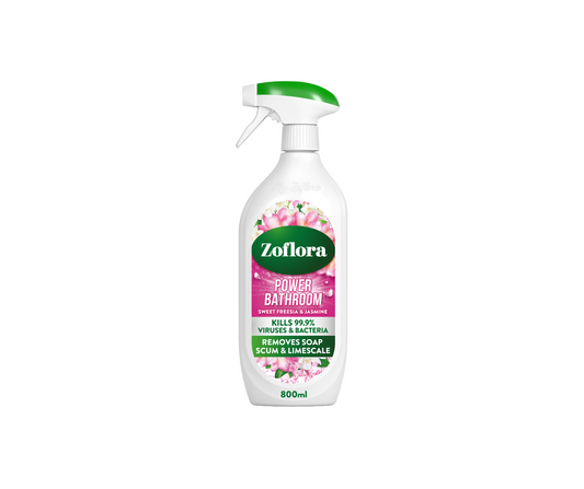 Zoflora Sweet Freesia & Jasmine Power Bathroom Cleaner Foam 800ml