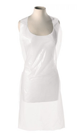 100 x Polythene Aprons 19mu Disposable