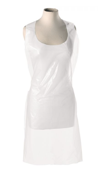 20 x Polythene Aprons 19mu Disposable