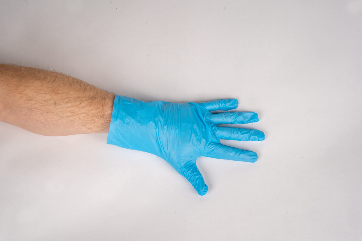 Blue Powder-Free TPE Gloves 100% Recyclable