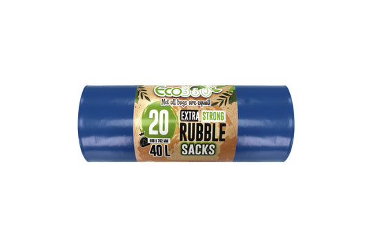 20 - ECO EXTRA STRONG RUBBLE SACKS 40L