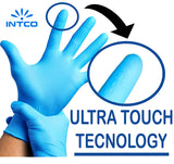 Blue Hybrid Glove - Nitrile and Vinyl Blend
