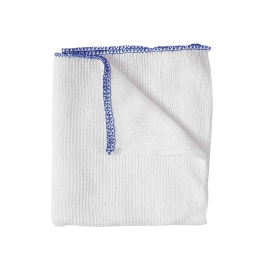 Lightweight Bleached Dishcloths 35x30cm (10pk) Red or Blue
