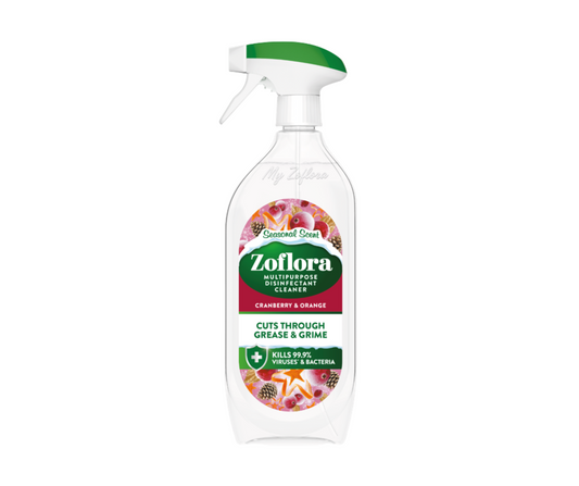 Zoflora Cranberry & Orange Trigger 800ml (Seasonal Scent)