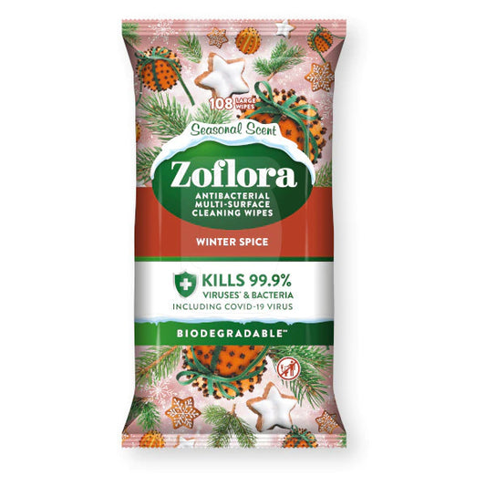Zoflora Winter Spice Wipes 108