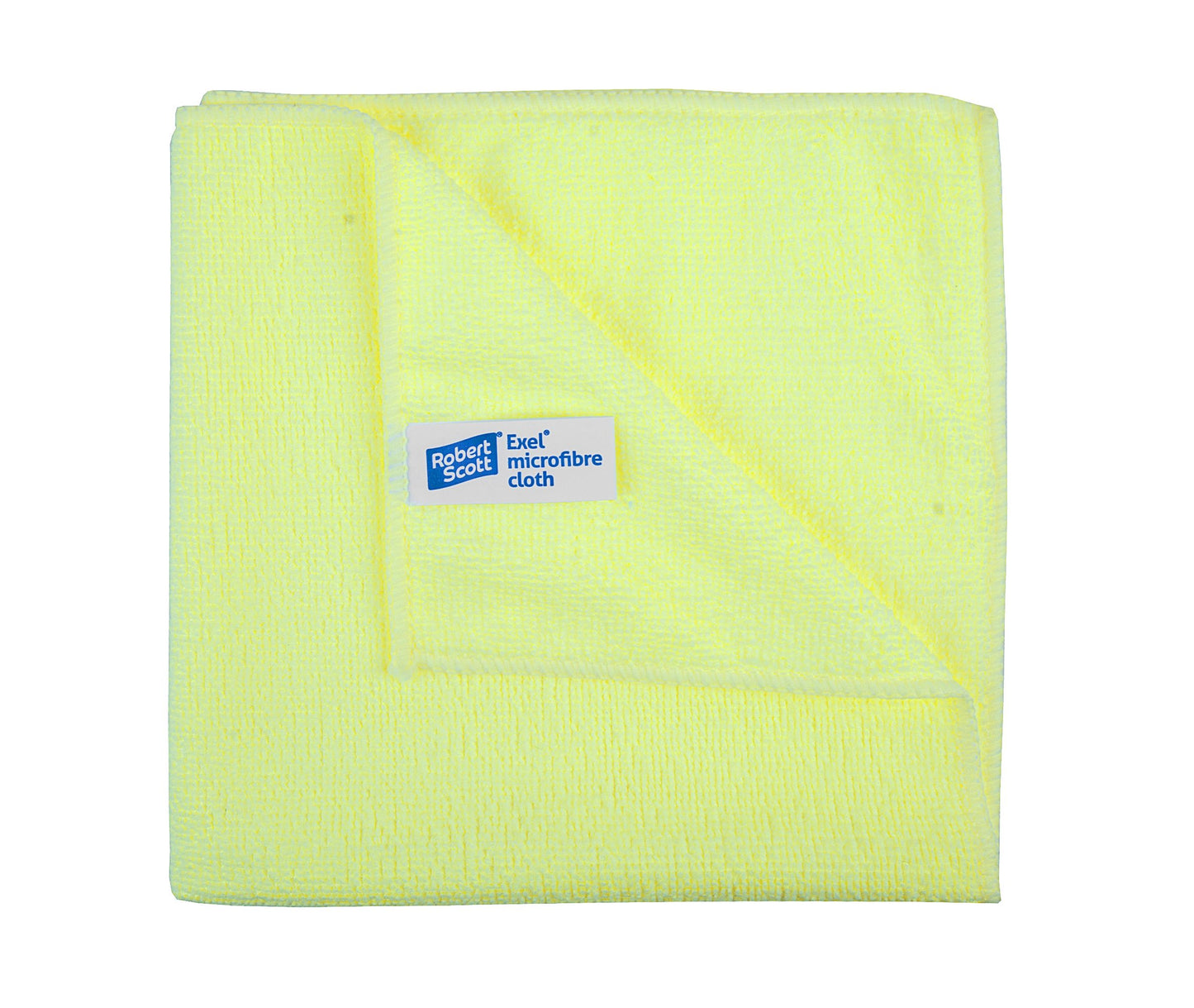 Yellow Microfibre Cleaning Cloth 40x40cm (10 pack)