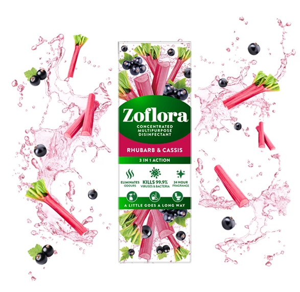 Zoflora Rhubarb and Cassis Concentrate - 250ml